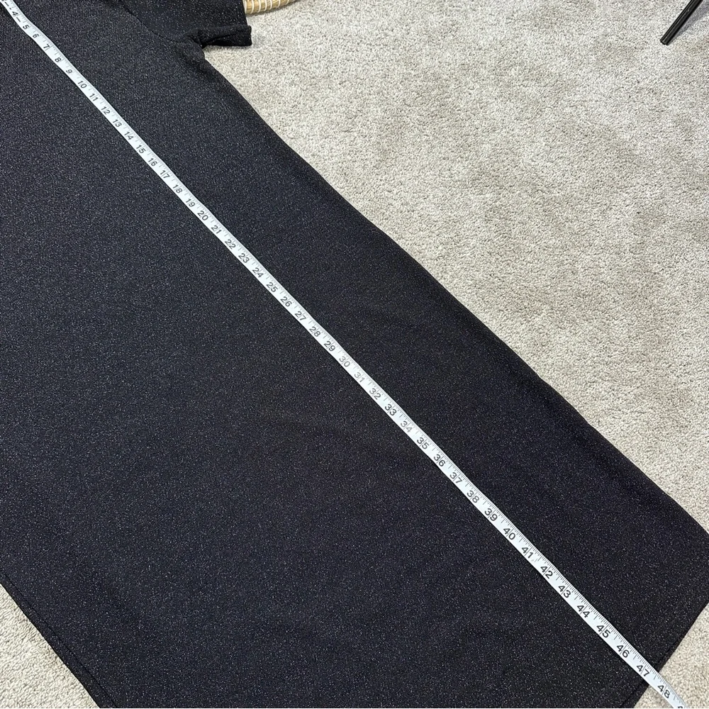 SOLD | Dressed in Lala Casual Luxe Midi Dress in Black Disco Sparkle Boxy S - Picture 16 of 16